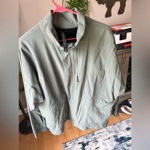 LULULEMON OLIVE GREEN WIND BREAKER JACKET